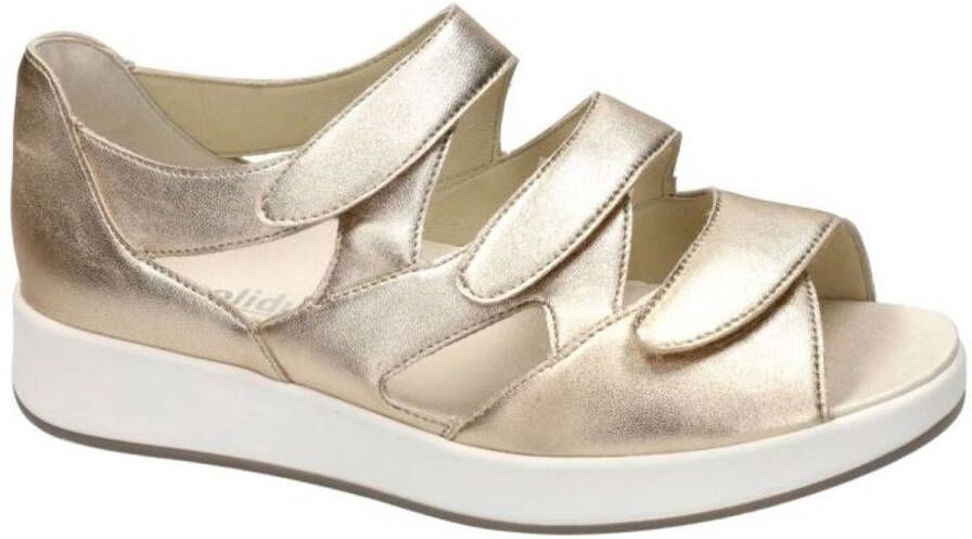 Solidus Solid Dames goud sandalen