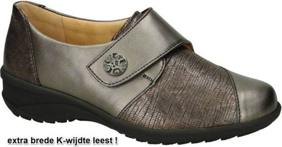 Solidus Solid Dames grijs donker lage gesloten schoenen