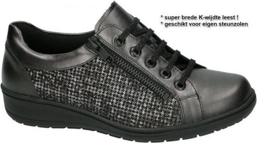 Solidus -Dames grijs donker sneaker-sportief - Foto 1