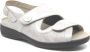 Solid 73500 20715 Lichtgrijs Dames sandaal met stretch - Thumbnail 1