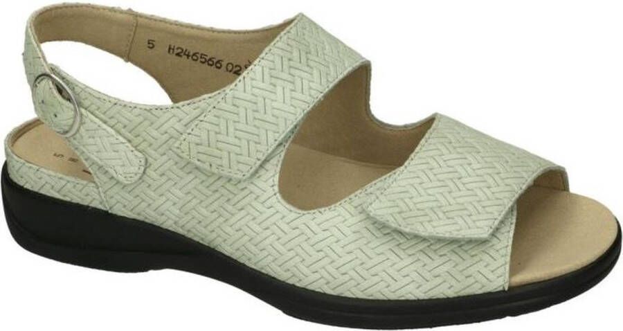 Solidus Solid Dames groen olijf sandalen