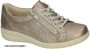 Solidus Solid 40448 Taupe combi brede dames veterschoenen wijdte K - Thumbnail 1