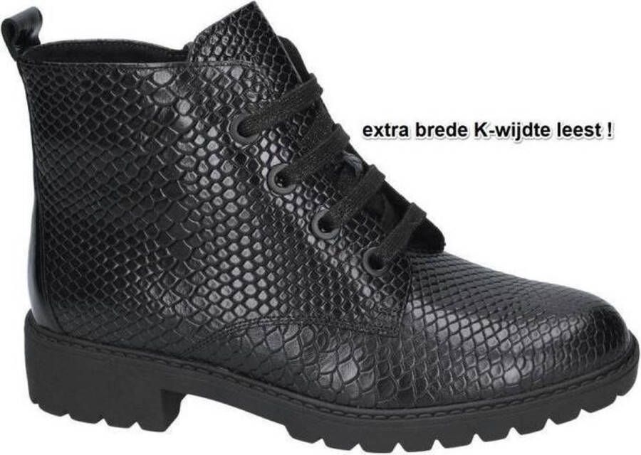 Solidus Solid Dames zwart bottines