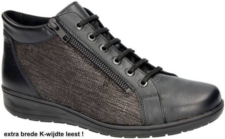 Solidus Solid Dames zwart bottines