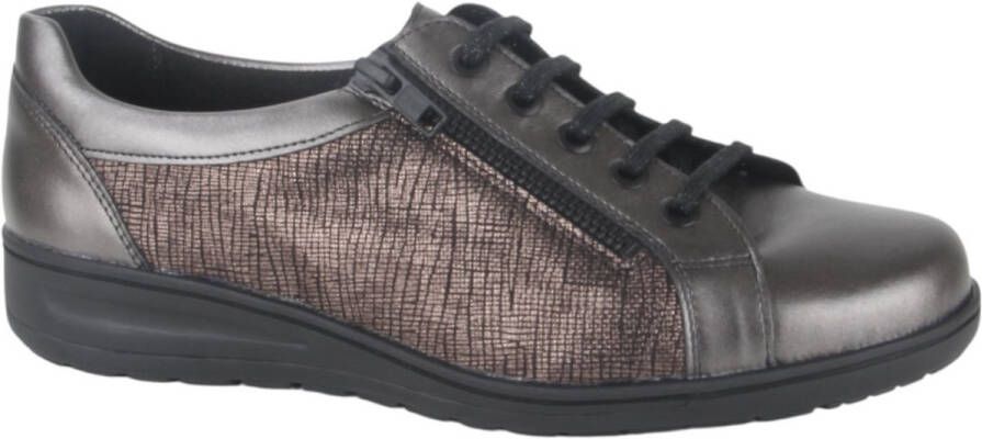 Solidus Solid K dames veterschoenen sportief (5) metallic