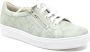 Solidus Solid licht groene dames sneaker met veter- en ritssluiting en een uitneembaar voetbed - Thumbnail 3