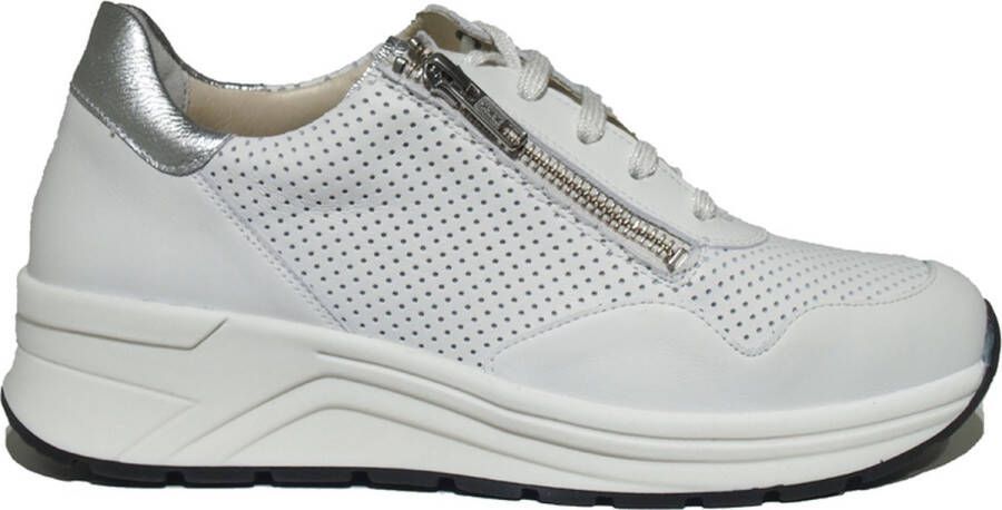 Solidus Casual Veterschoenen in Wit