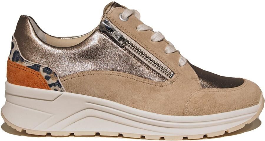 Solidus beige dames sneakers
