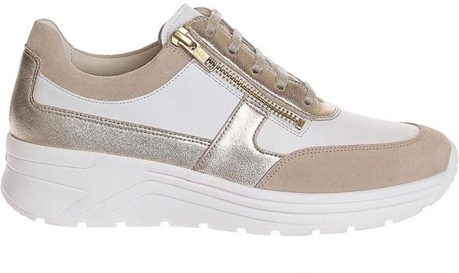 Solidus Beige wit veter H 46022-30599 H BEIGE