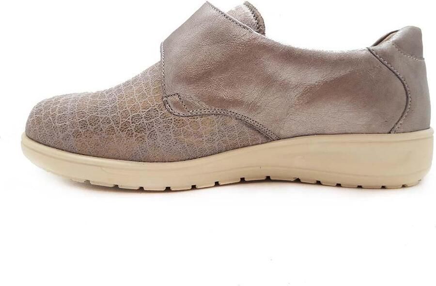 Solidus Dames Instappers & Ballerina's Solid -40208 Kate Taupe Metallic - Foto 3