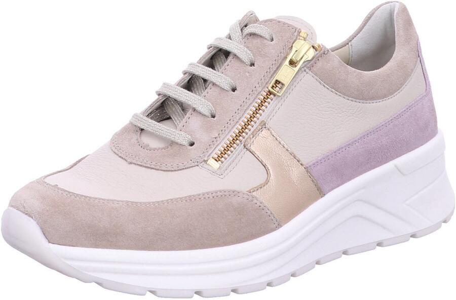 Solidus Solid 30557 Beige combi sneakers wijdte H