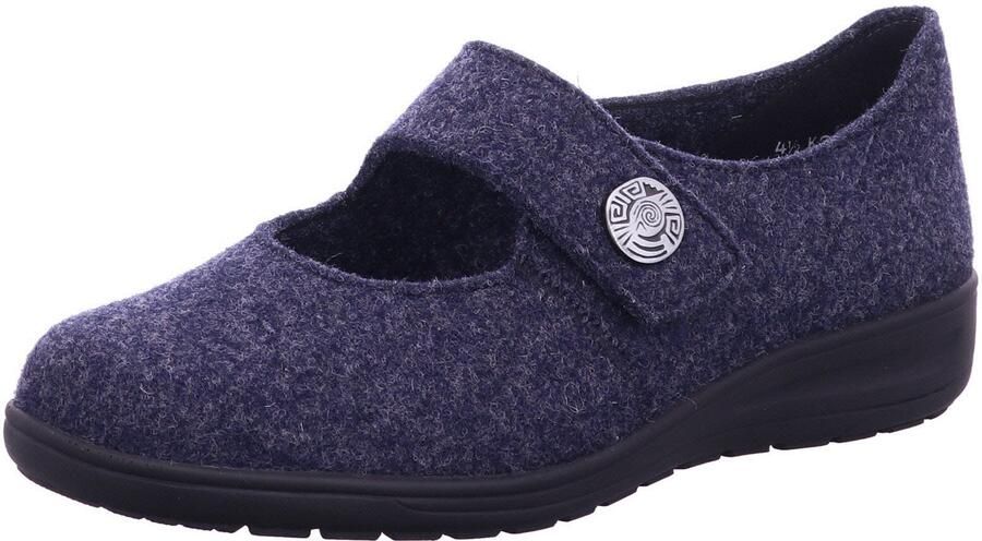 Solidus Dames Pantoffels blauw