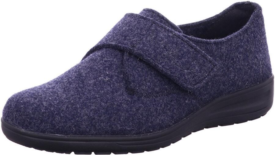Solidus dames pantoffels blauw