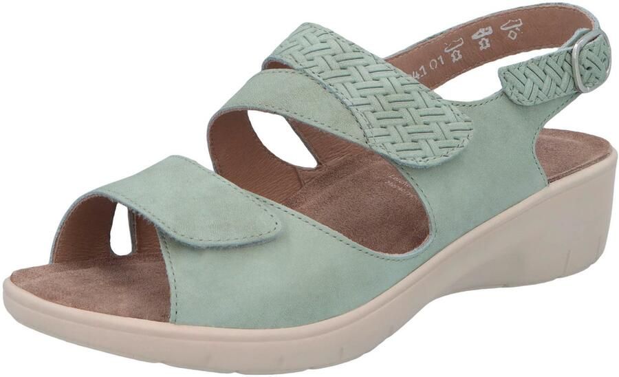 Solidus dames sandalen groen