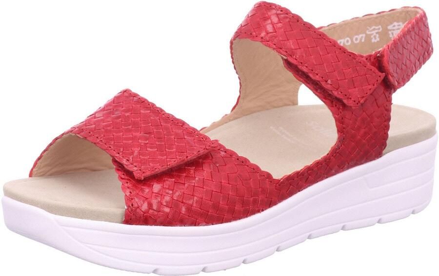 Solidus Sandalen met bandjes voor dames in effen kleuren