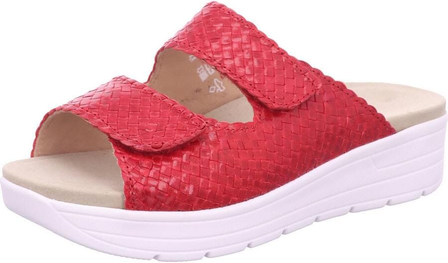 Solidus dames slippers rood