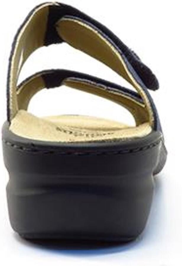 Solidus Dames Slippers Uitneembaar voetbed voor eigen steunzolen artikel 21104.80804 blauw