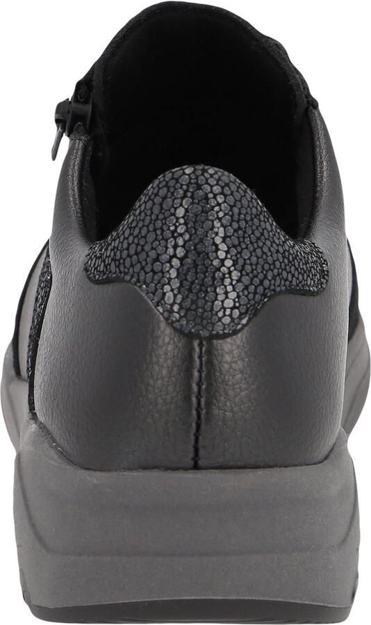 Solidus Dames sneaker Artikel Kea 66501-21050 Extra breed Wijdte H K Zwart Combi