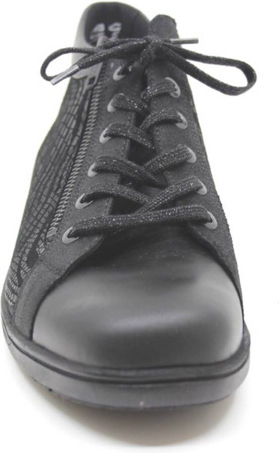 Solidus Dames Veterschoenen Solid -00999 Kate Zwart ½ - Foto 7