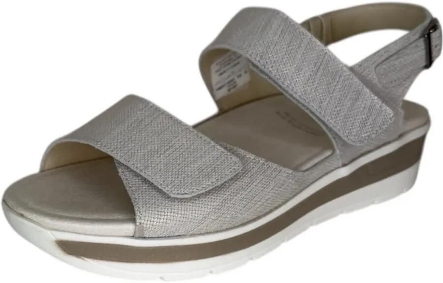 Solidus Greta sandaal wit metallic G Kleur Wit)