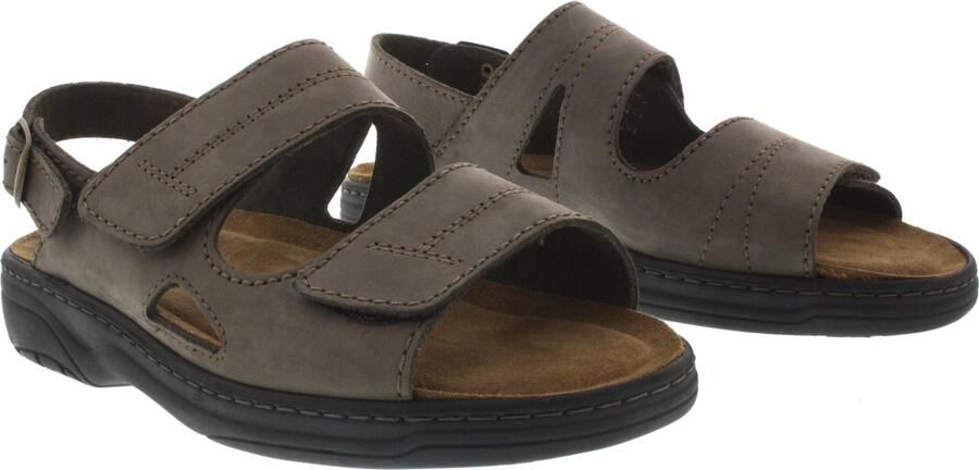 Solidus Heren Sandalen Solid -30423 Bruin - Foto 4