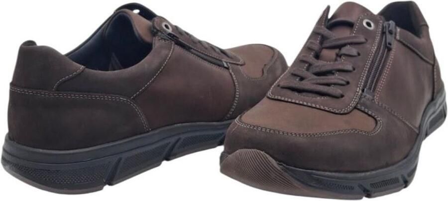 Solidus Kai TD moro nubuck herenschoen K-wijdte voor steunzolen