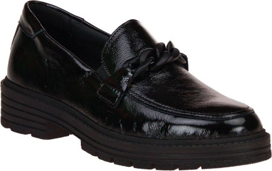 Solidus Kelly Zwarte Moccasin