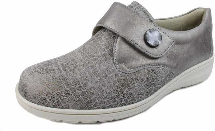 Solidus Dames Instappers & Ballerina's Solid -40208 Kate Taupe Metallic - Foto 4