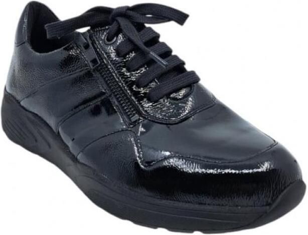 Solidus Solid Dames zwart lage gesloten schoenen