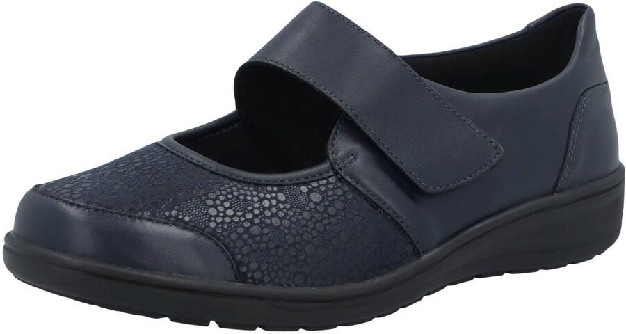 Solidus Solid 80455 dames veterschoenen blauw