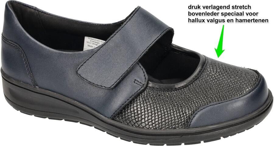Solidus Solid Dames antraciet grijs ballerina's & mocassins