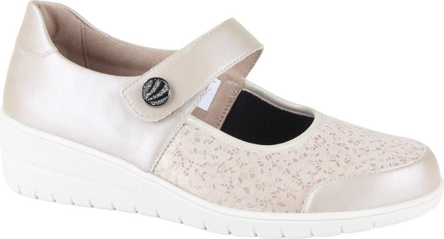 Solidus Solid Dames beige ballerina's & mocassins