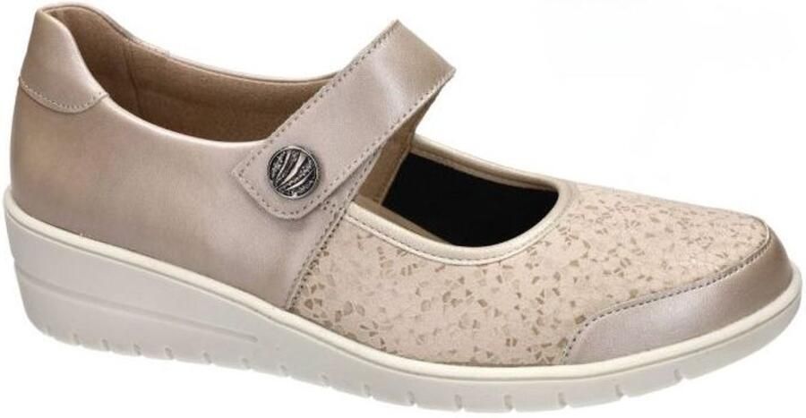 Solidus Solid Dames beige ballerina's & mocassins
