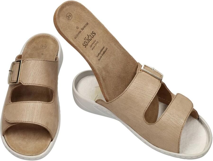 Solidus Solid Dames beige slippers & muiltjes - Foto 2