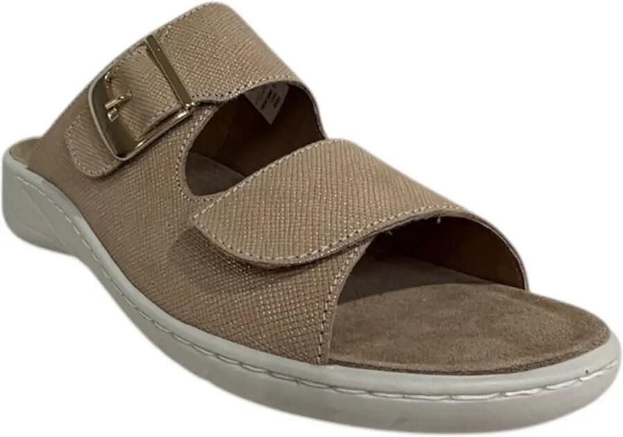 Solidus Solid Dames beige slippers & muiltjes