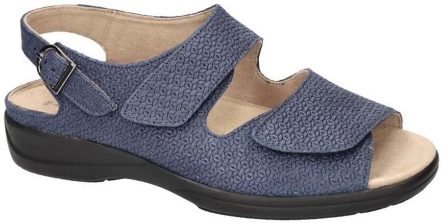 Solidus Solid Dames blauw donker sandalen