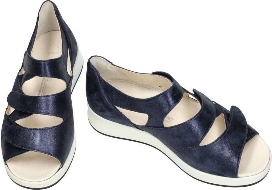 Solidus Solid Dames blauw donker sandalen