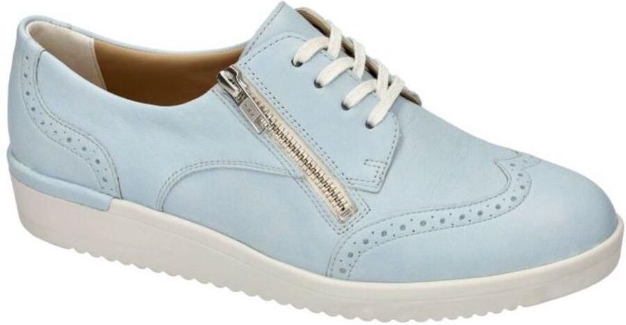 Solidus Solid Dames blauw licht lage gesloten schoenen