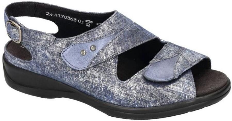 Solidus Solid Dames blauw sandalen