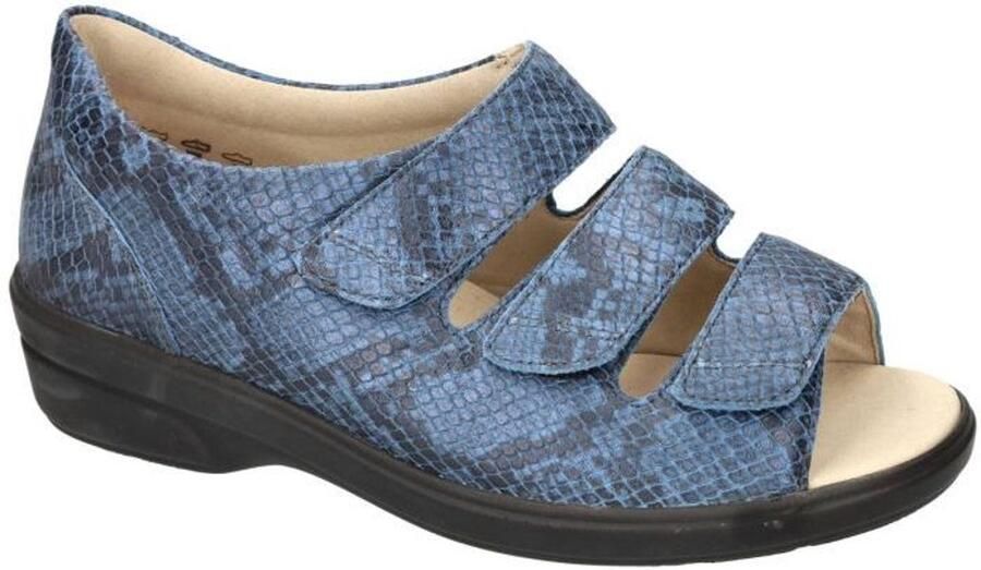 Solidus Solid Dames blauw sandalen