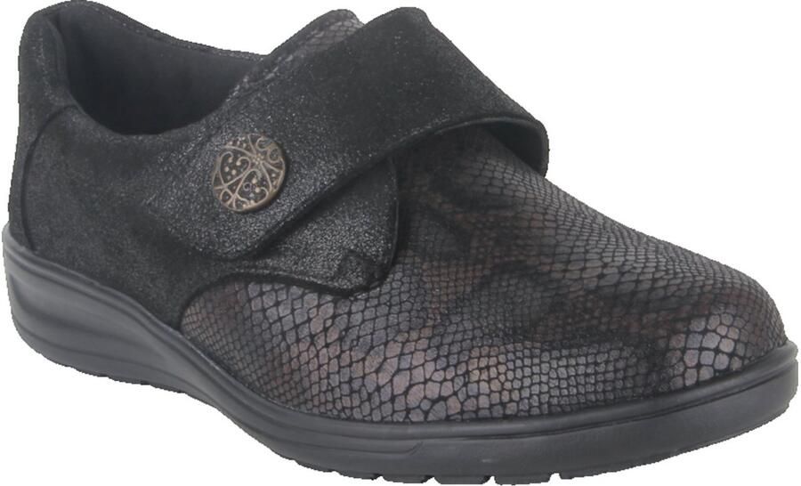 Solidus Solid Dames bruin donker lage gesloten schoenen