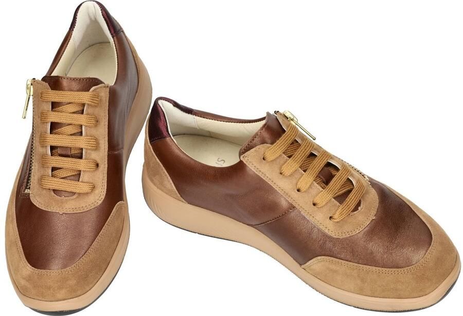 Solidus Solid Dames bruin sneakers