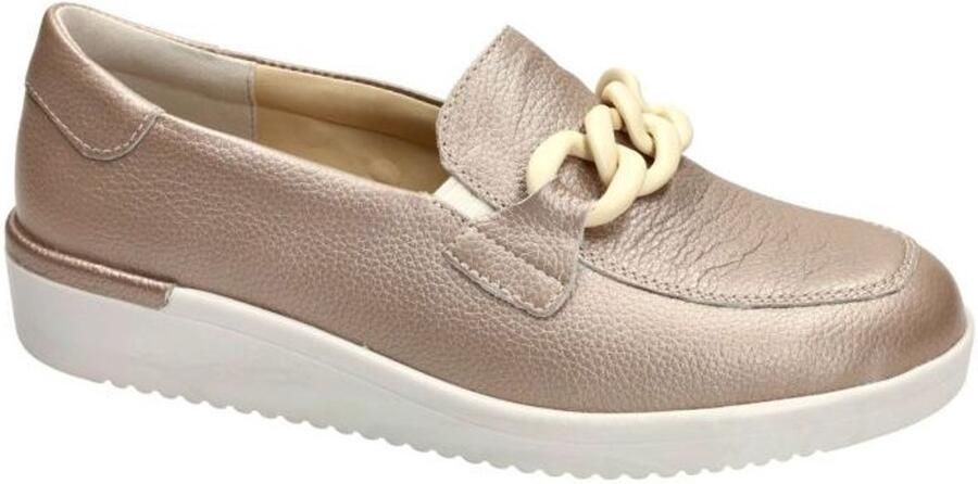 Solidus Solid Dames champagne ballerina's & mocassins