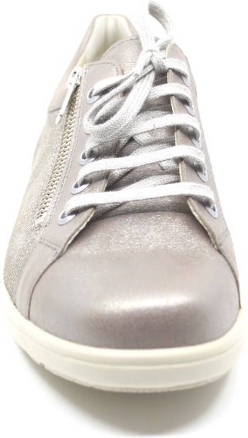 Solidus Solid 40448 Taupe combi brede dames veterschoenen wijdte K - Foto 5
