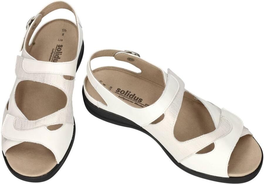 Solidus Solid Dames wit sandalen