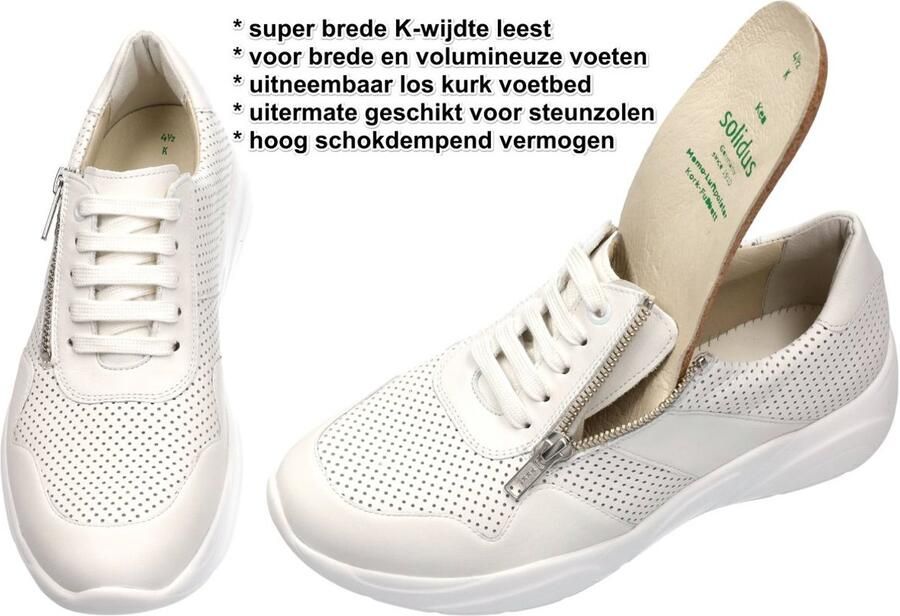 Solidus Solid Dames wit sneakers