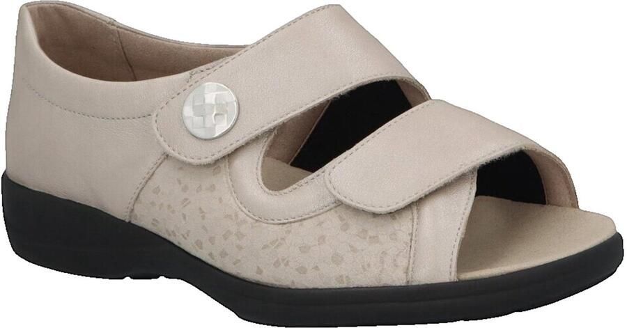 Solidus Solid Dames zandkleur sandalen