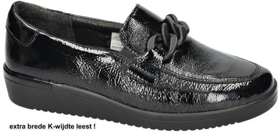 Solidus 51013 Kathy Zwart lak moccassin K Kleur Zwart) - Foto 3