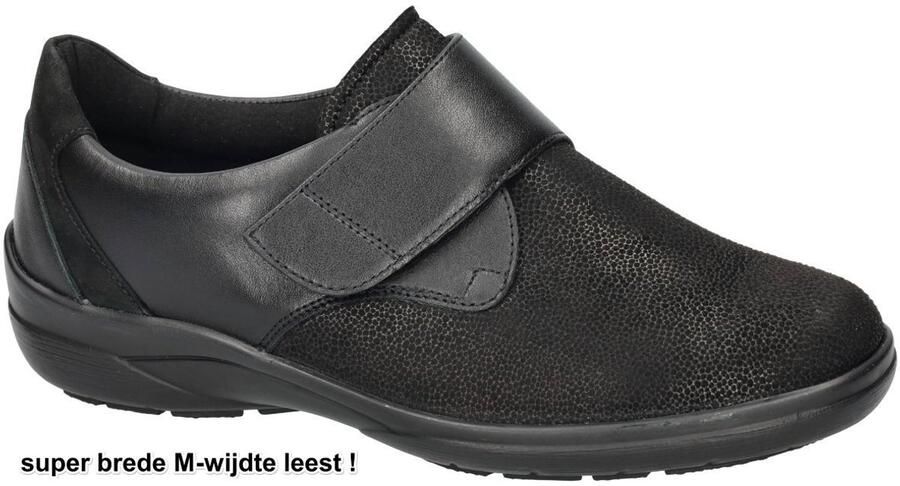 Solidus Solid Dames zwart ballerina's & mocassins