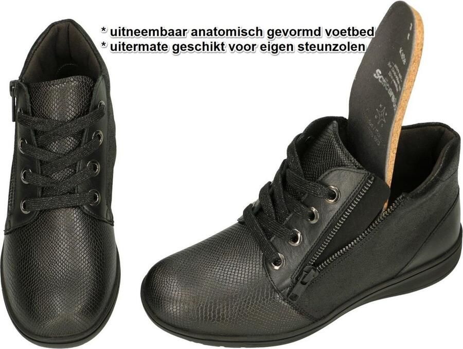 Solidus Solid Dames zwart bottines - Foto 2